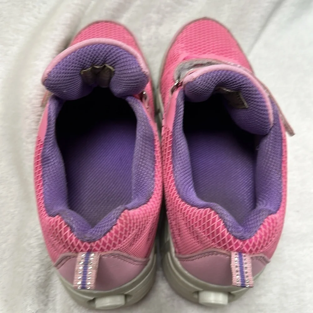 Kingka Air Force 2.0  Pink  Retractable Roller  Wheel athletic shoe, size 2